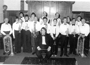 Amersham Band in 1978 following the reformation in 1977 with MD Nigel Tolliday